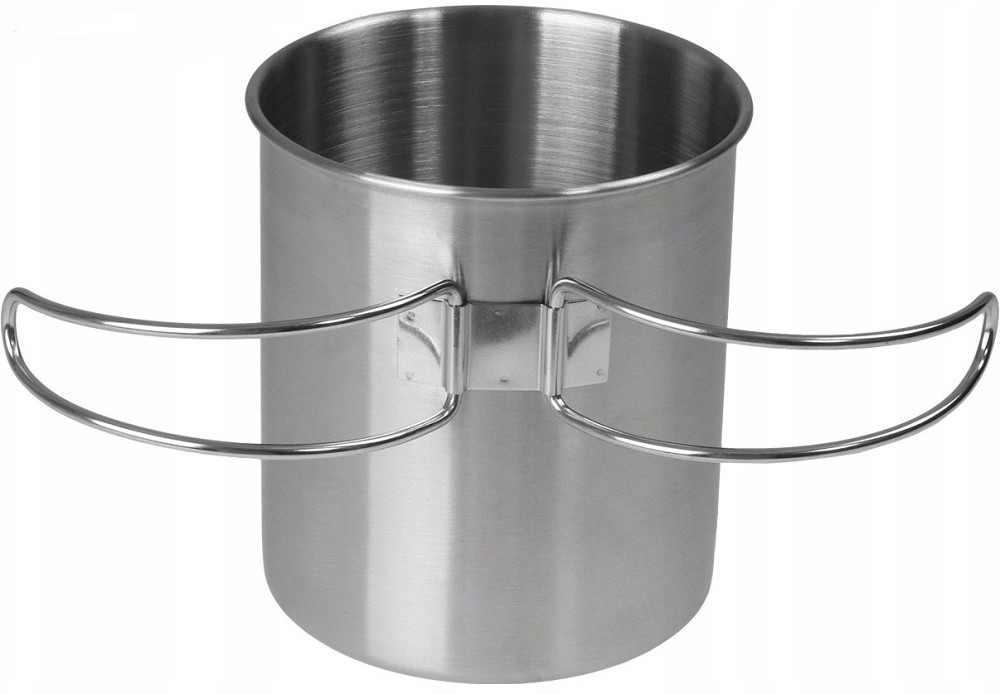 Туристична кружка зі складними ручками 800 мл Mil-Tec (14602800) Нержавіюча сталь Нововолинськ - фото 6