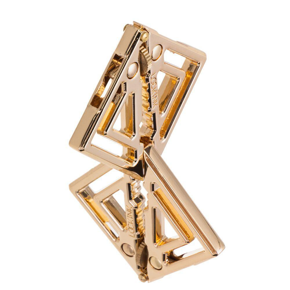 Затискачі для сосків із важкою підвіскою LOCKINK Adjustable Nipple Clamps with Heavy Pendant — Golden Sex Aura Київ - фото 5