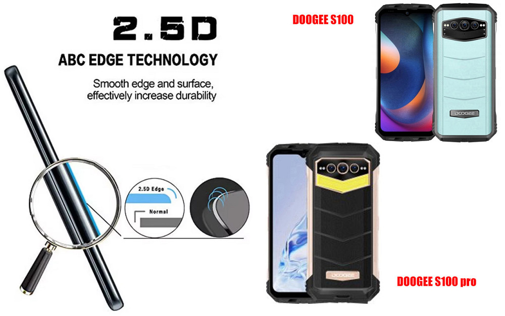 Захисне скло ArmorGlass для DOOGEE S100, S100 pro – стійке до подряпин та ударів Київ - фото 2