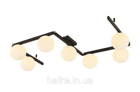 Люстра стельова регульована VALESO BX84016-7 BK чорна Київ