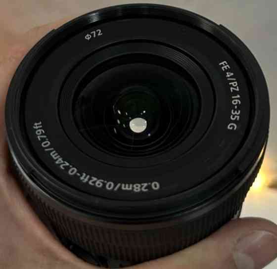 Объектив Широкоугольный: SONY FE PZ 16-35mm. F4 , E Mount. Киев