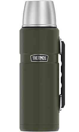 Універсальний Термос 1.2 літра з ручкою для напоїв Thermos "Stainless King" Olive (170028) Нержавіюча сталь Нововолинськ