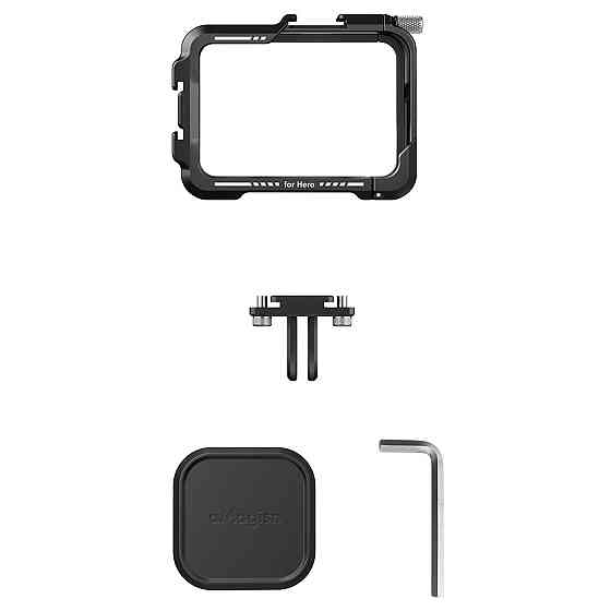 Рамка GoPro 13/12/11/10/9 алюмінієва вертикальна/горизонтальна з ковпачком aMagisn AP09 Київ