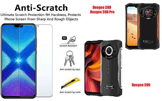 Защитное стекло NeoGlass для Doogee S98, S98 Pro, S99 – ультрапрозрачное и устойчивое Киев