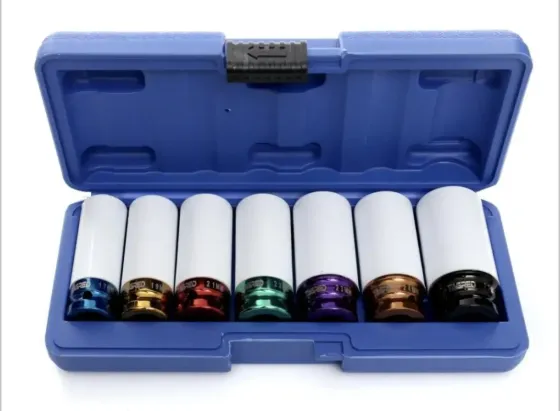 Набір ударних головок AL-FA ALIRA-7EL — Cr-Mo сталь, 7 ел., для авто Львів