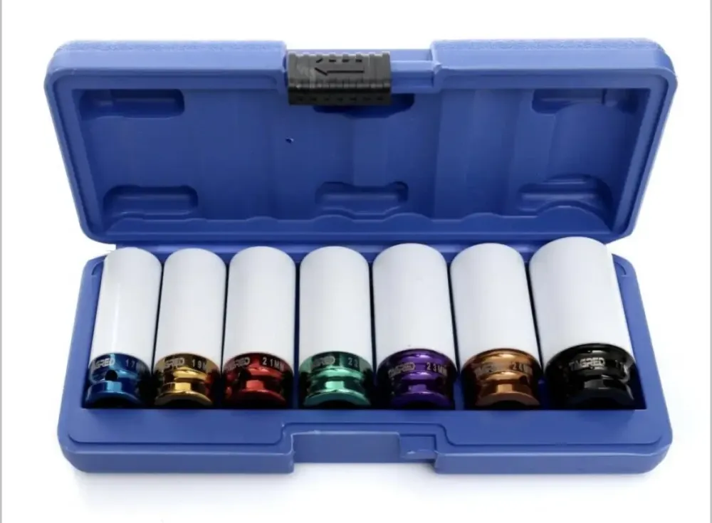 Набір ударних головок AL-FA ALIRA-7EL — Cr-Mo сталь, 7 ел., для авто Львів - фото 1