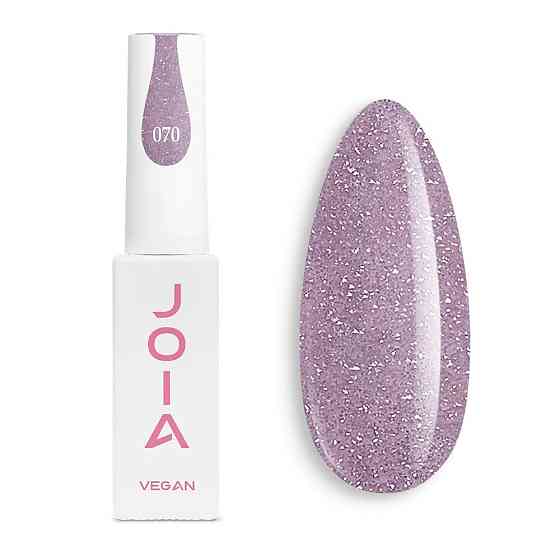 Гель-лак для ногтей светоотражающий фиолетовый 070 с шиммером JOIA vegan 6 мл Киев