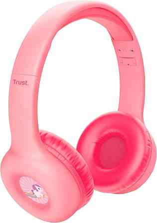 Bluetooth-гарнітура Trust On-ear Nouna Kids, Wireless Pink (25274) ( 15599 ) Харків