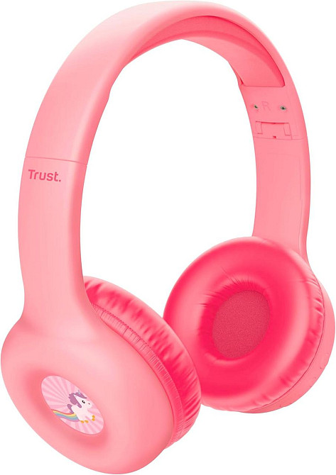 Bluetooth-гарнітура Trust On-ear Nouna Kids, Wireless Pink (25274) ( 15599 ) Харків - фото 4