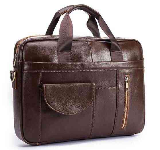 Сумка чоловіча під ноутбук Vintage 14882 Коричнева Київ