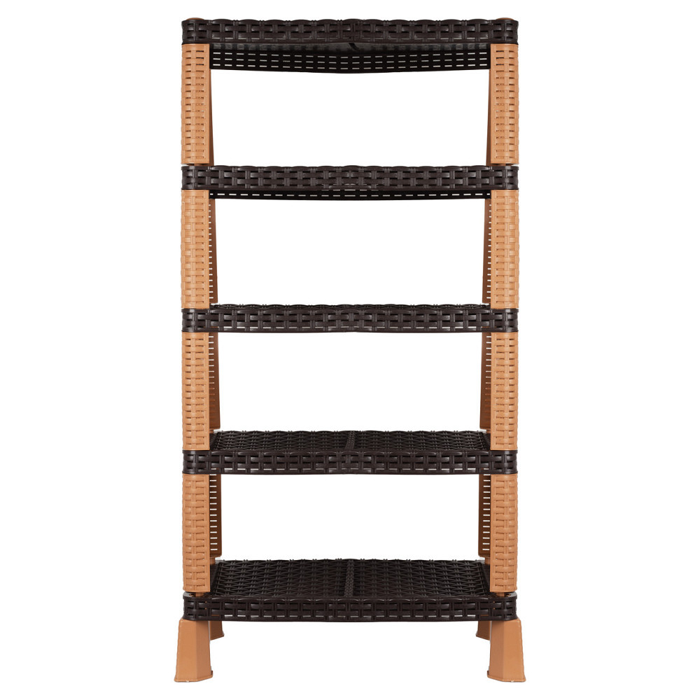 Етажерка 4-х ярусна Violet House 0733 Ротанг Гелаксі Brown (6819243) Київ - фото 1