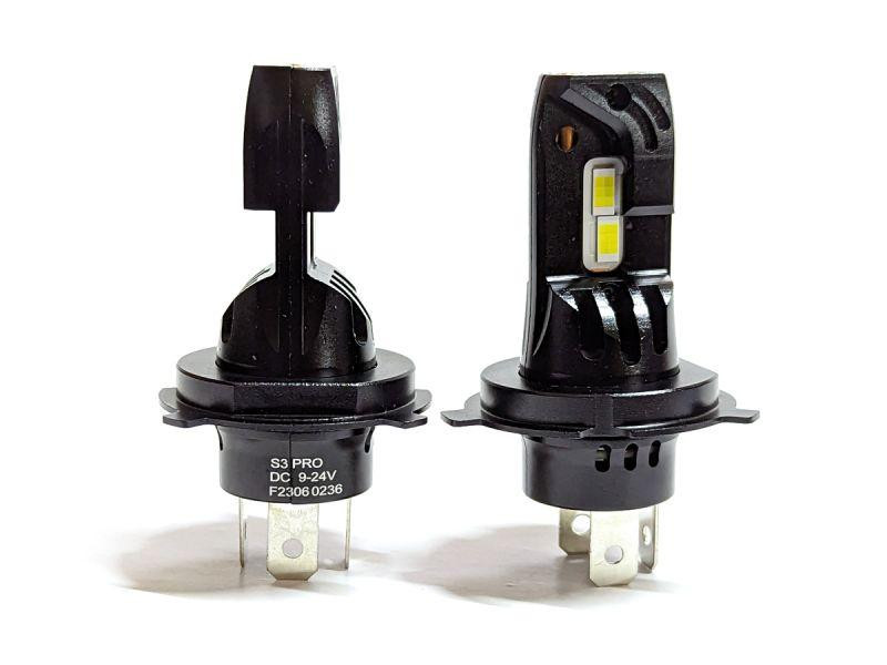 PRO Led mini лампа світлодіодна H4 12V 60W (ватт) SET/комплект Харків - фото 9