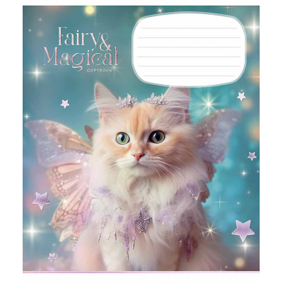 Зошит Школярик Fairy cats 18 аркушів клітинка (018-3316K) Вінниця - фото 2