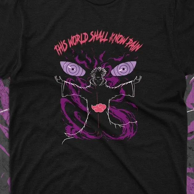 Футболка для підлітка хлопчика з принтом Наруто Пейн Розмір 160 Anime10296 Дніпро - фото 4