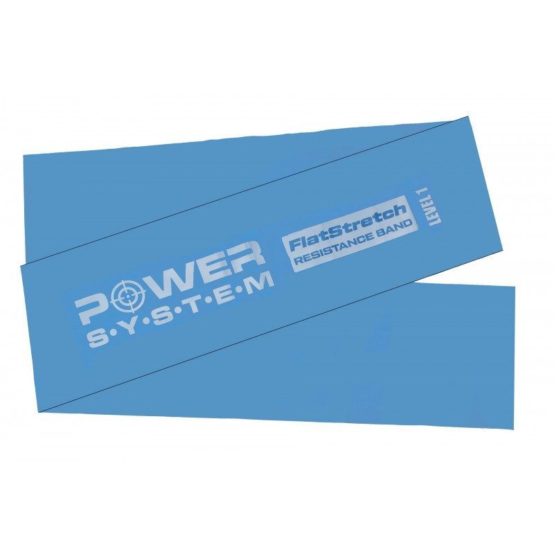 Стрічка-еспандер для спорту та реабілітації Power System PS-4121 Flat Stretch Band Level 1 Blue (1-2,5кг.) Кам'янське - фото 4