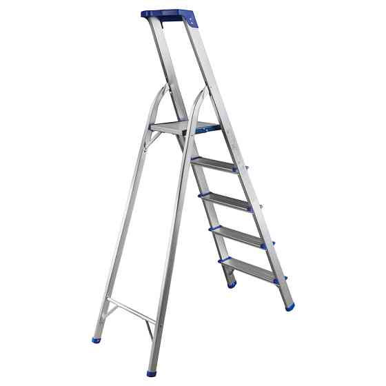 Sigma Стремянка алюминиевая 5 ступеней 1.59м SIGMA (5036634) Коломия