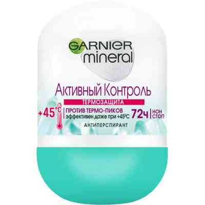 Антиперспірант Garnier Mineral Активний контроль Термозахист роликовий 50 мл (3600541739970) Вінниця