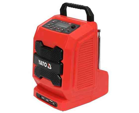 Радіо від електромережі- 230 В і акумулятора Li-Ion 18 V YATO гучномовець- 3 Вт, частоти FM, AM, Blu Одесса