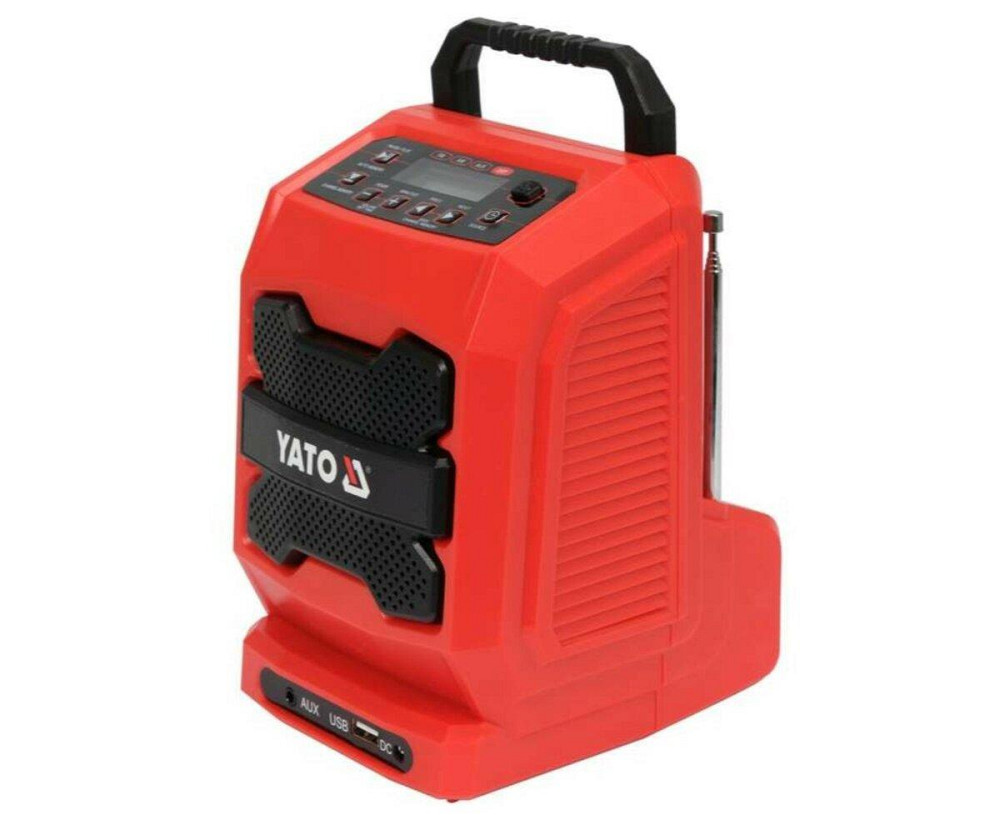 Радіо від електромережі- 230 В і акумулятора Li-Ion 18 V YATO гучномовець- 3 Вт, частоти FM, AM, Blu Одесса - изображение 1