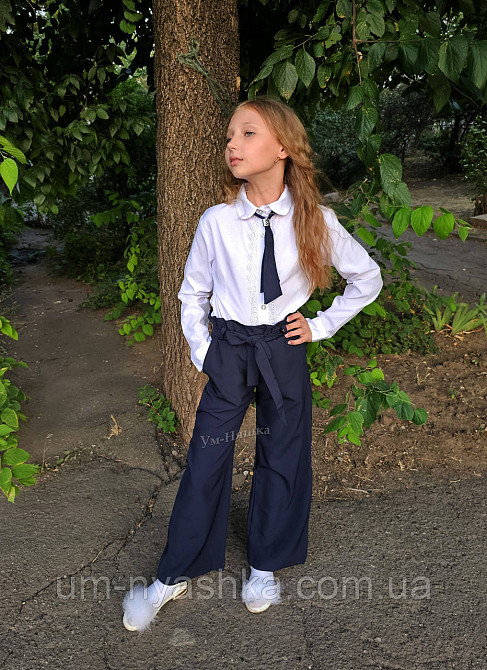 Красивая школьная блузка с длинным рукавом 128-164 Кривой Рог - изображение 6