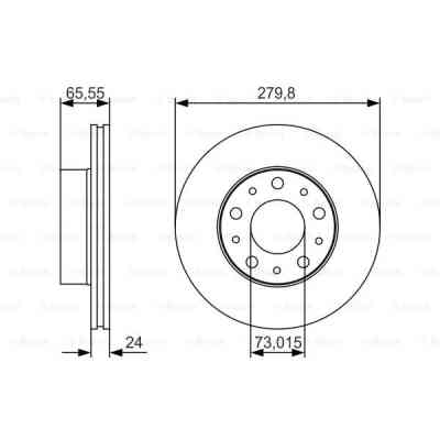 Гальмівний диск Bosch 0 986 479 S70 Вінниця