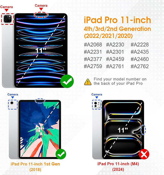 Чохол-книжка Fintie сумісний із iPad Pro 11-inch (4th / 3rd Generation) 2022/2021 Дніпро - фото 8