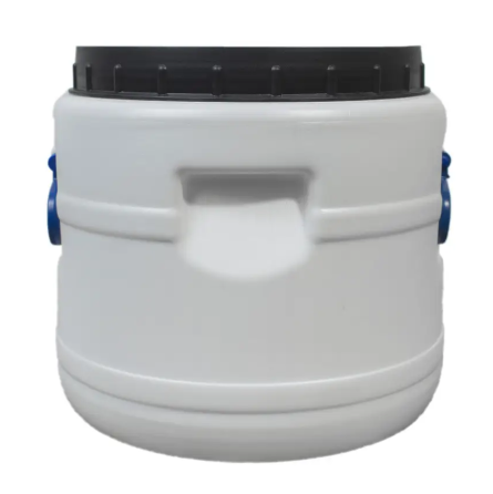 Бочка пластиковая 20л пищевая белая бидон  широкая горловина для солений,меда,молока Днепр