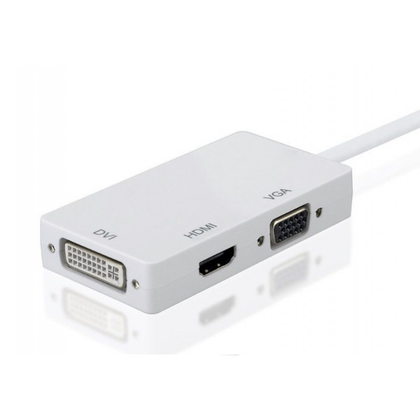 Перехідник mini DisplayPort M --> HDMI/VGA/DVI (24+5), FHD 1080p (S0713) Киев - изображение 4