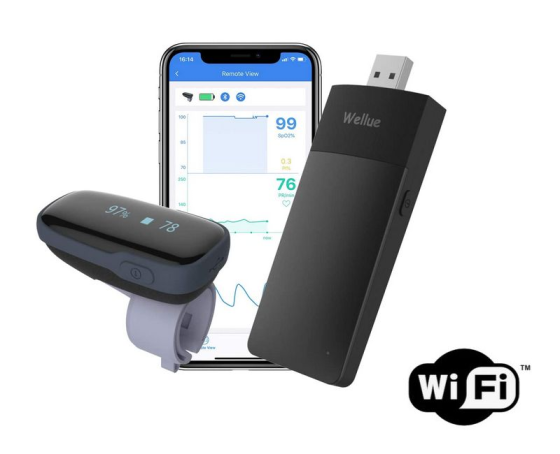 Пульсоксиметр для відстеження в режимі реального часу Wellue WiFi Oxylink Луцьк
