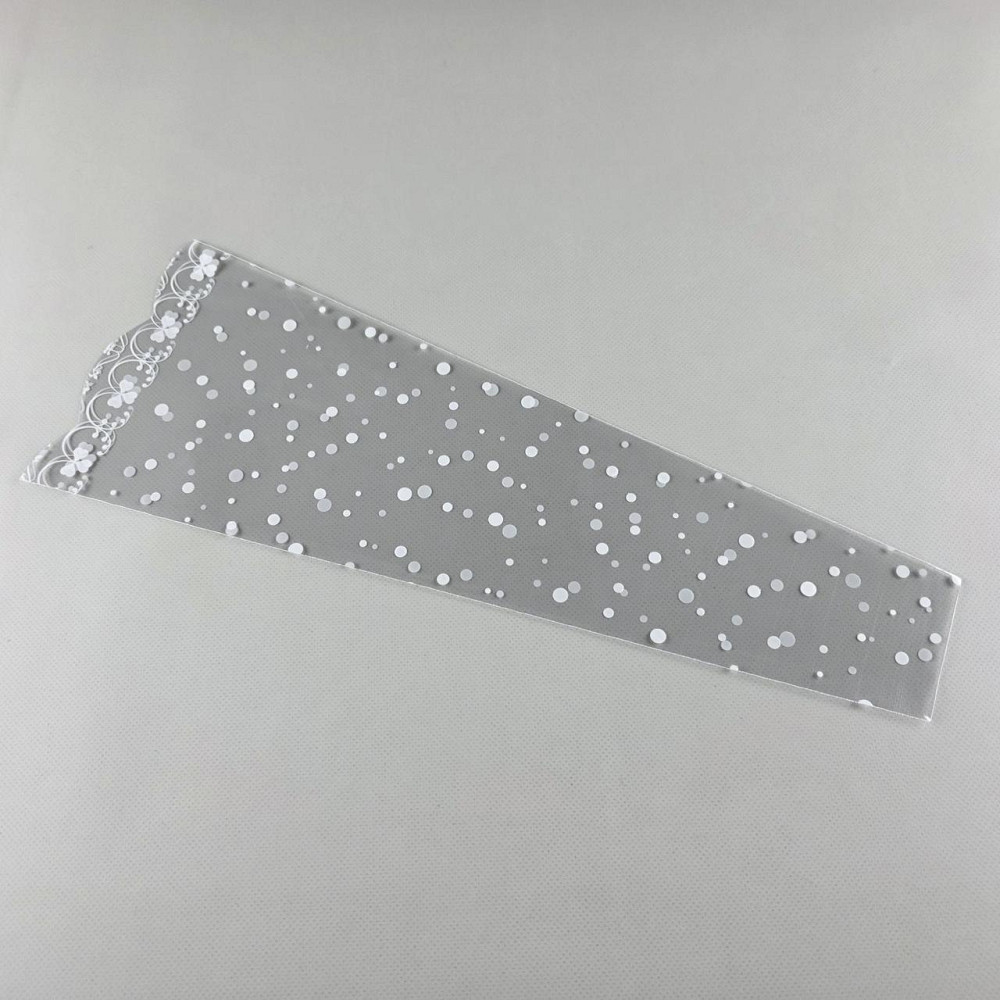 Упаковка конус под цветы h40/ 5низ/15верх белый (100 шт) 159 (2) (100 шт) Харьков - изображение 1