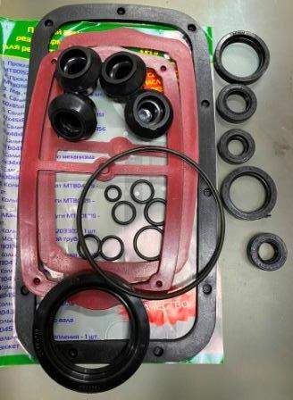 Сальники (набір) мотоцикл Дніпро, Мт(повний) (з червоними під кришку головки)I Мукачево - фото 1