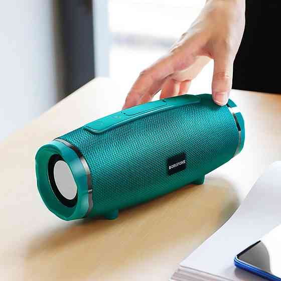 Портативна колонка BOROFONE BR3 Rich sound sports wireless speaker Peacock Blue Київ