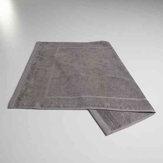 Рушник махровий для ніг Килимок GM Textile 50х70см 500г/м2 (Сірий) Суми