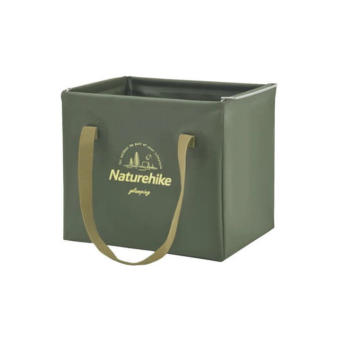 Туристический складной контейнер Naturehike CNH22SN002 для воды из ПВХ 20л (Зеленый) Винница - изображение 2