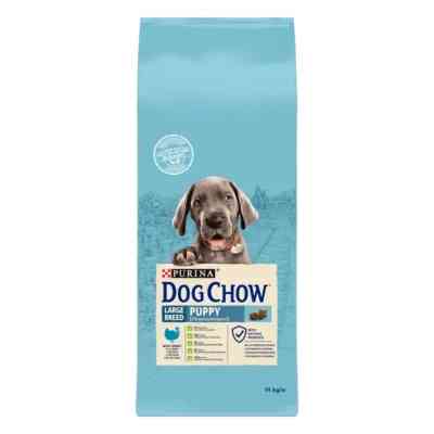Сухий корм для собак Purina Dog Chow Puppy Large Breed зі смаком індички 14 кг (7613034487919) Вінниця