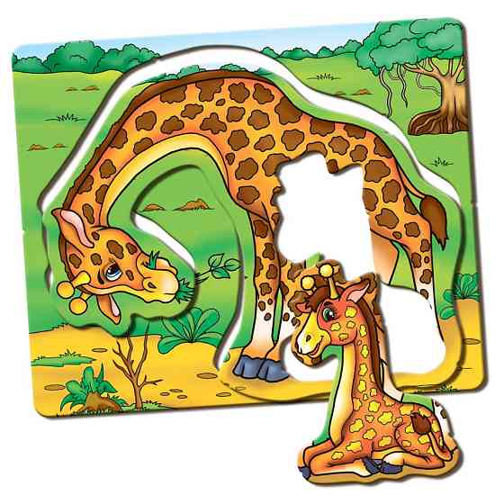 Дитяча настільна гра Мами і малюки 81107 африканські тварини Вінниця