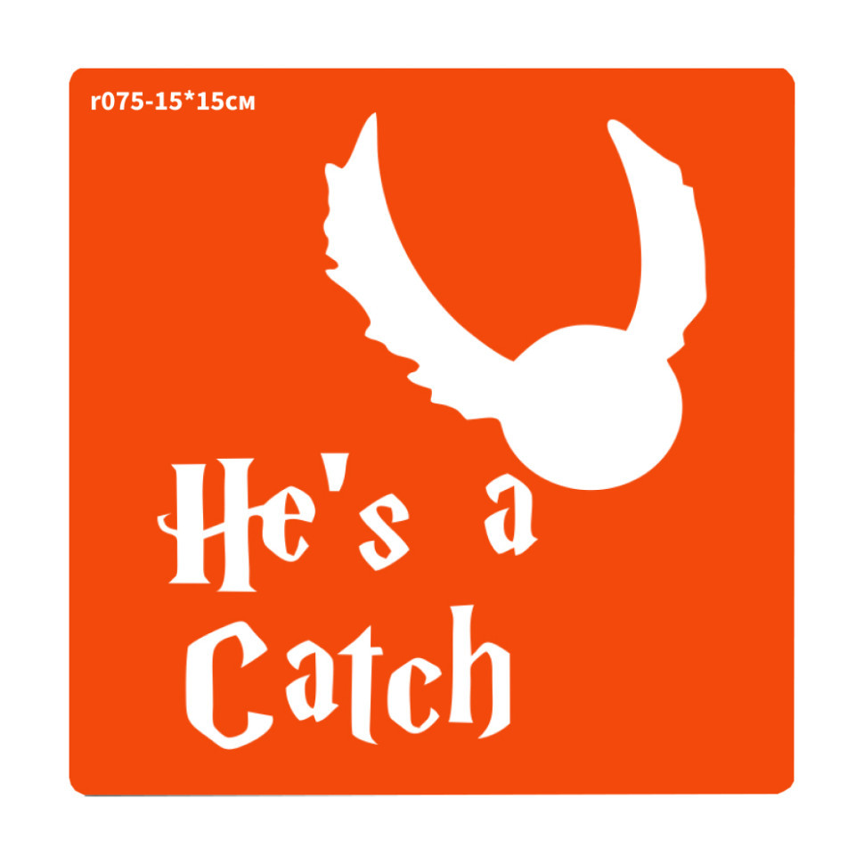 Трафарет для био-тату Гарри Поттер r075-15*15см, размер 15х15см Винница - изображение 1