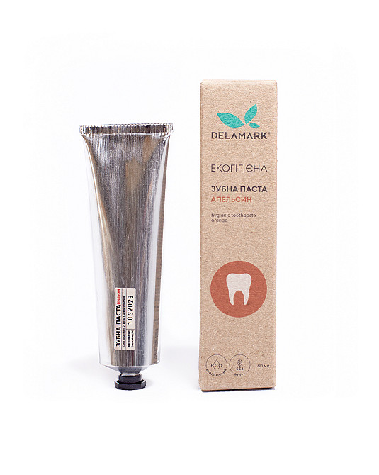 Зубна паста Апельсин De La Mark 80 мл Київ - фото 1