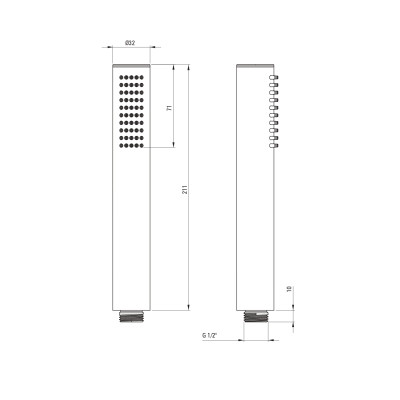 Душевой гарнитур Deante Silia зі змішувачем для душу (NQS_R4XM) Винница - изображение 10