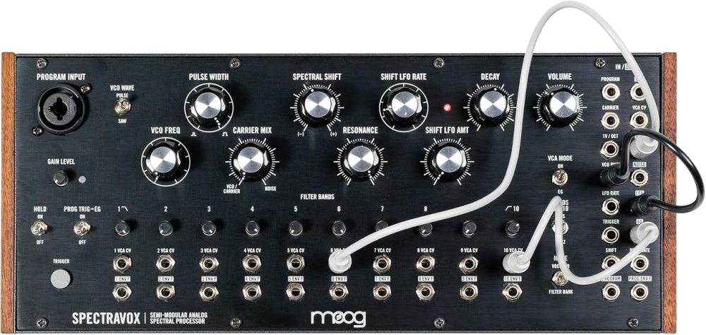 Напівмодульний аналоговий спектральний процесор MOOG Spectravox | Аналоговий вокодер, 10 CV-фільтрів, VCO, LFO, Eurorack, вихід Київ - фото 8