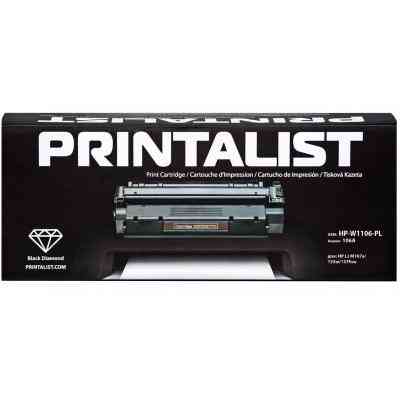 Картридж Printalist HP LJ M107a/135w/137fnw, 106A Black (HP-W1106-PL) Винница
