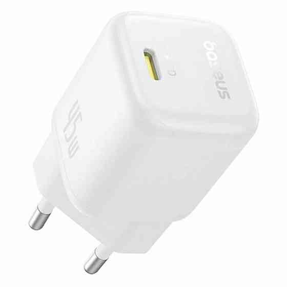Мережевий зарядний пристрій Baseus PicoGo GaN Fast Charger 1C 45W EU Moon White Одеса
