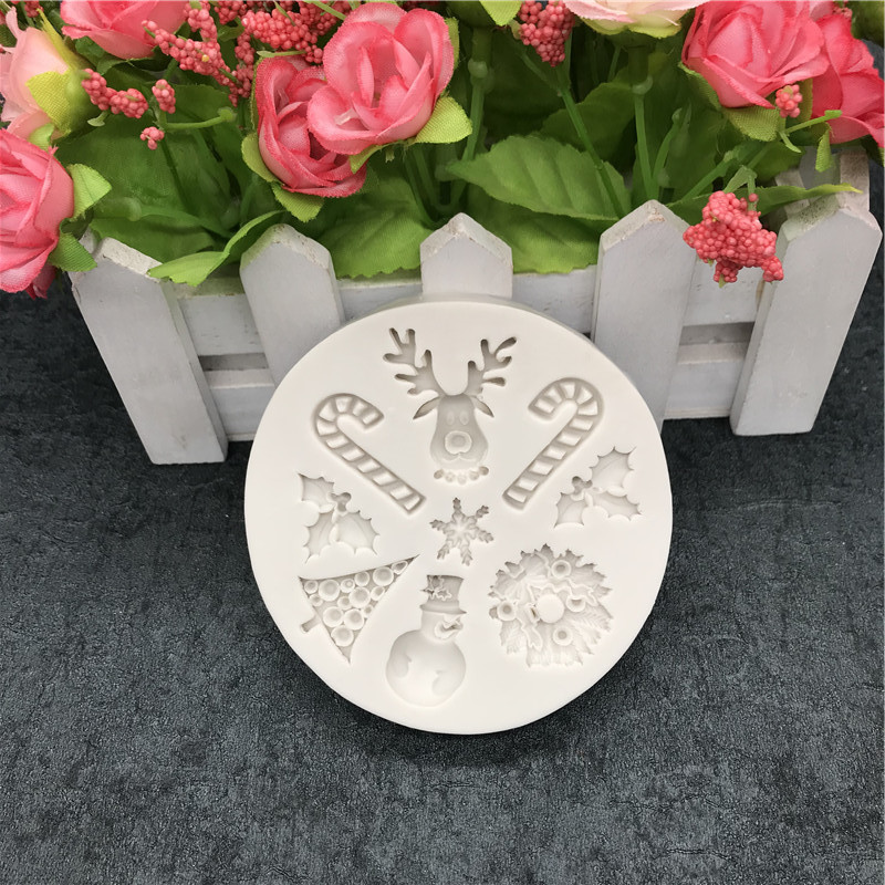 Молд новорічний універсальний 82 мм сірий Київ - фото 7