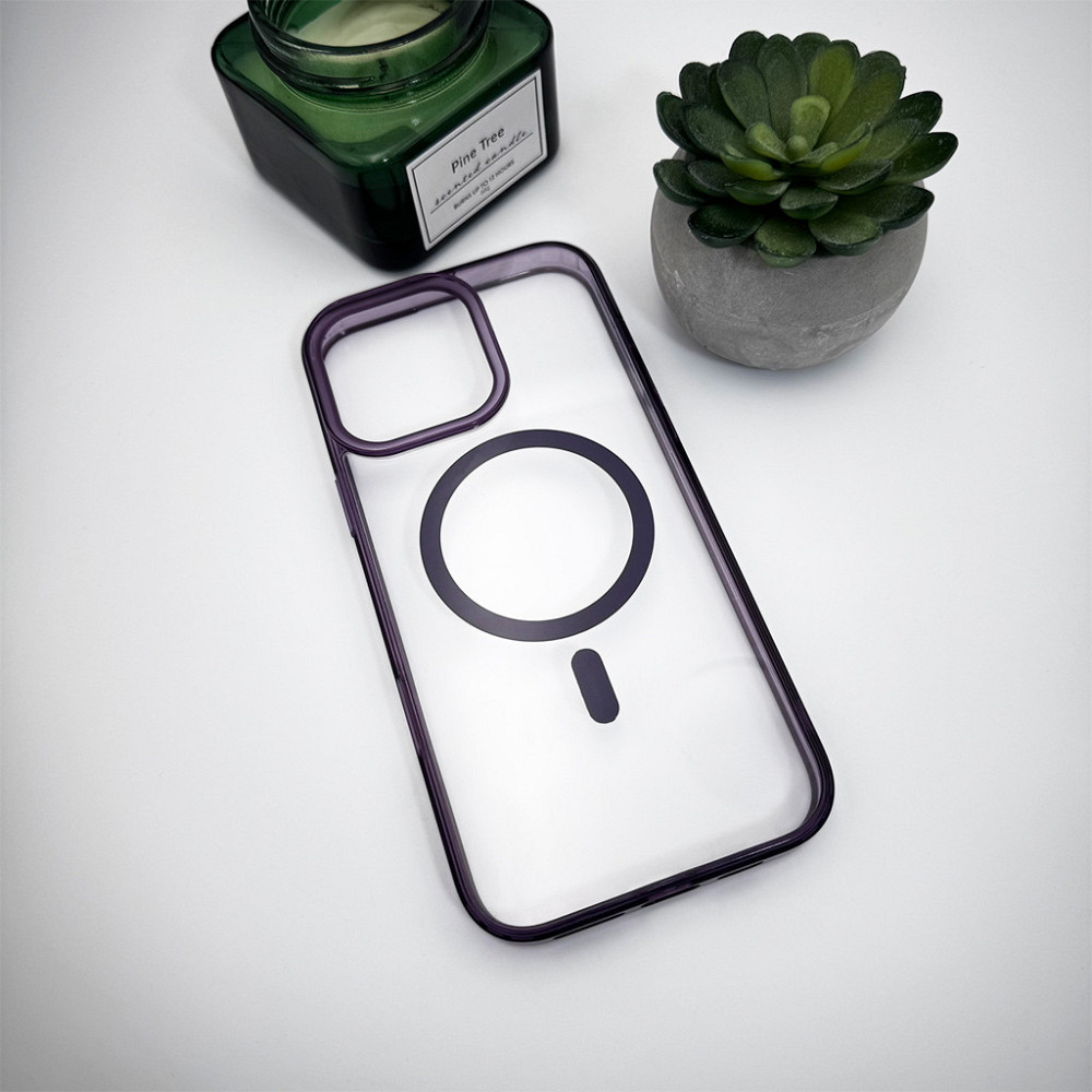 Чехол для iPhone 14 Cosmic Acrilyc Фиолетовый Киев - изображение 3