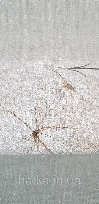 Обои виниловые на флизелине Rasch County Living метровые листья ветки цветы прованс зеленые коричневые на бел Киев - изображение 4