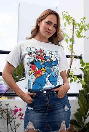 Футболка з аніме принтом Мега Відео Гаме оверсайз (S/M/L) Чорний AnimeJ0180 Дніпро