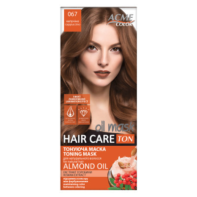 Відтінковий бальзам Acme Color Hair Care Ton Oil Mask 067 - Капучино (4820197009428) Вінниця - фото 1