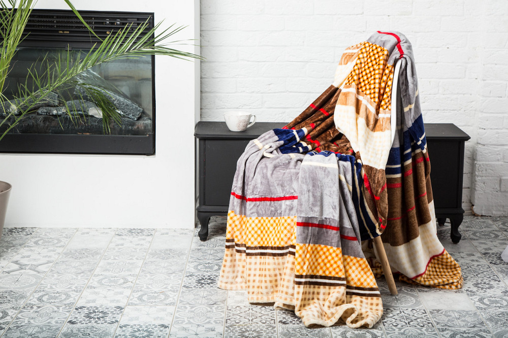 Ecotton Плед Ecotton 180х220 см із мікрофібри різнобарвний Київ - фото 1