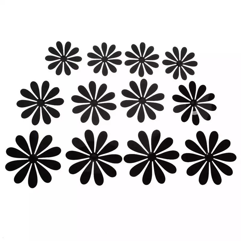 Набір чорних квіточок - 12шт. Київ - фото 4