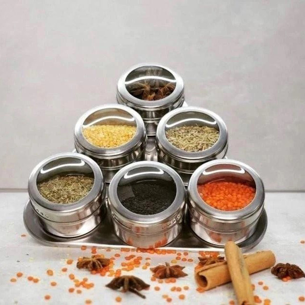 Столовый набор для специй на кухню MAG-745, Баночка для трав и специй Колбы ZW-66 Львов - изображение 9